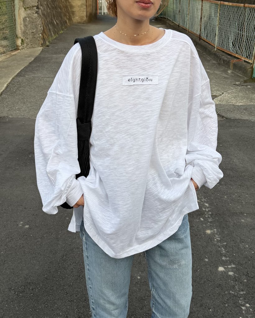 ロゴシアーロングTシャツ