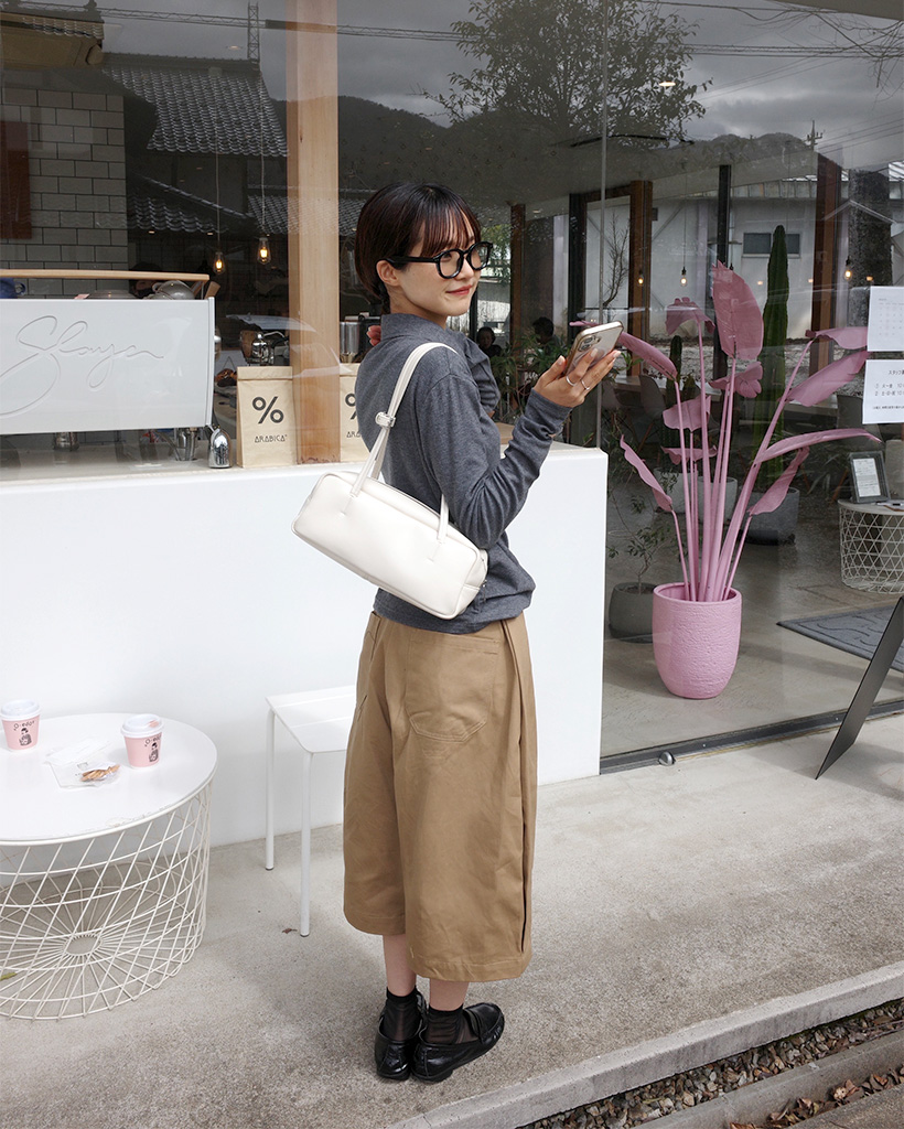 サイドツータックバミューダパンツ