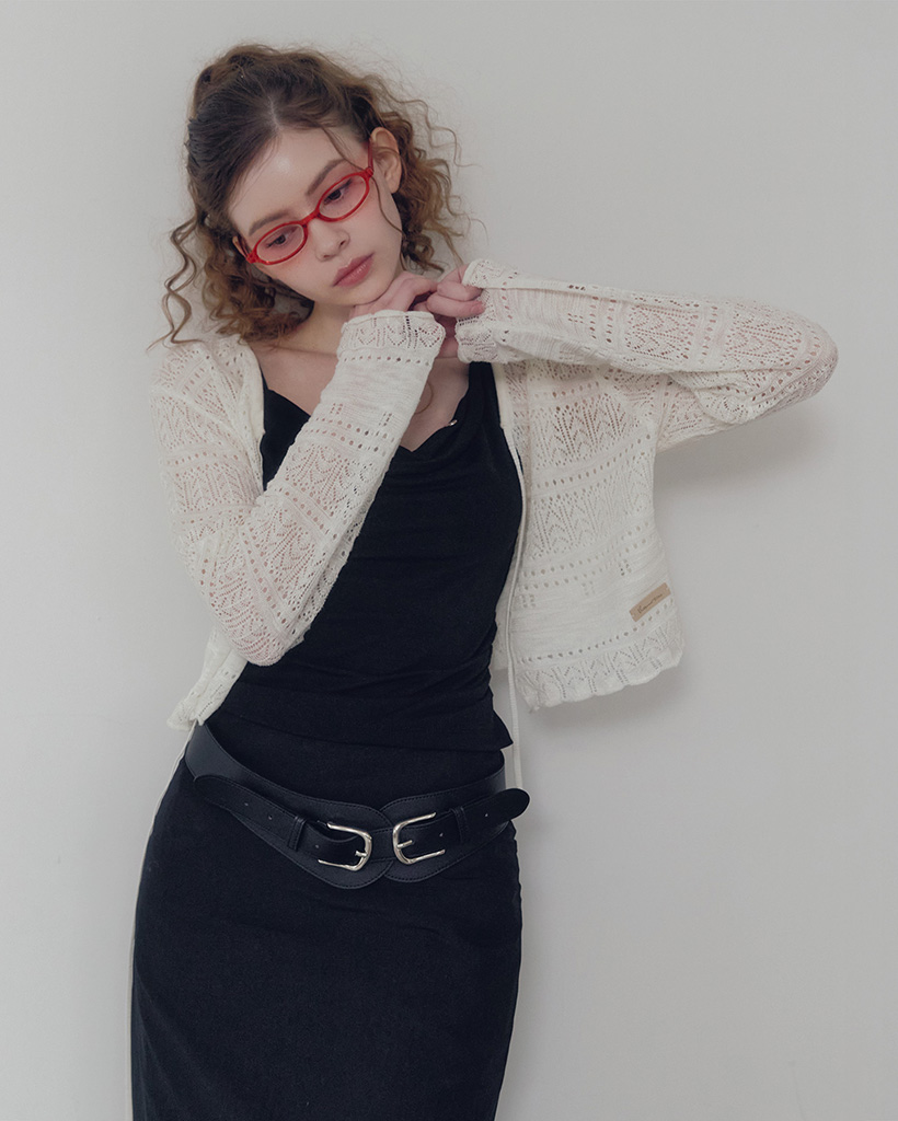 Buechen Punching Scasi Cardigan