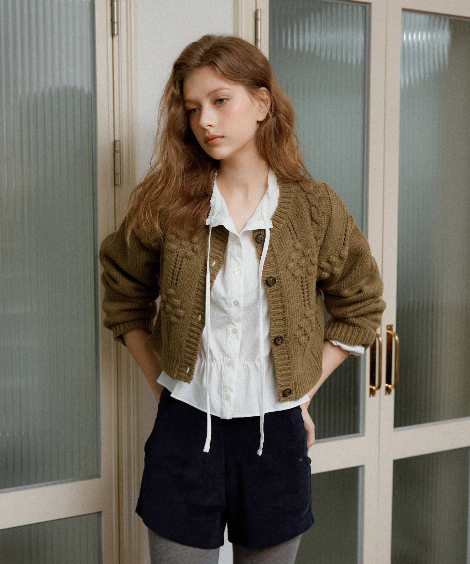 トップス SEA (pigment-dye) Pile Cardigan / Grege WIND AND SEA SEA (pigment-dye) Pile Cardigan 