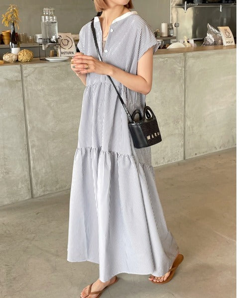 ワンピース　GODパック 360度きゅんっ。バックリボン ティアードワンピース ce1070036