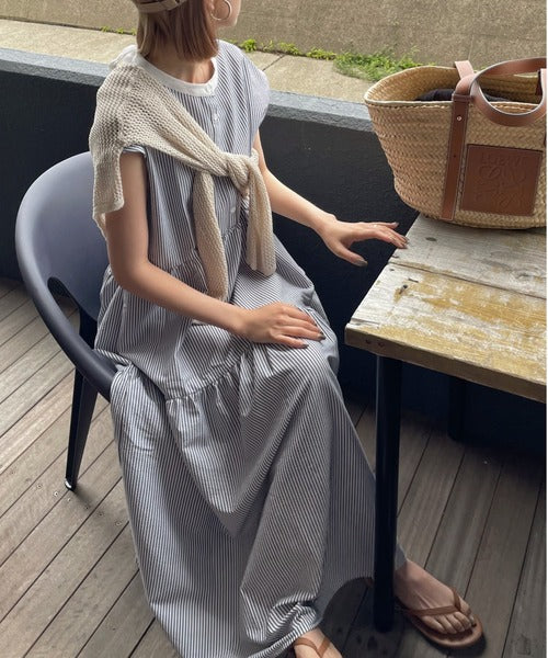 360度きゅんっ。バックリボン ティアードワンピース ce1070036