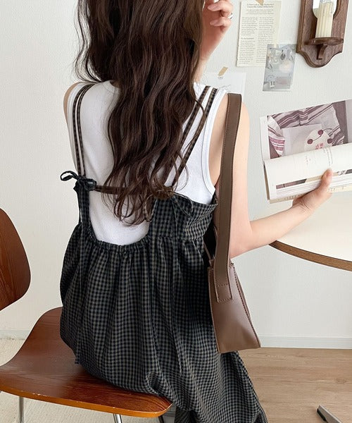 イタリア購入 肩おりぼんふんわり段々フレアギャザーワンピース イタリア購入 肩おりぼんふんわり段々フレアギャザーワンピース