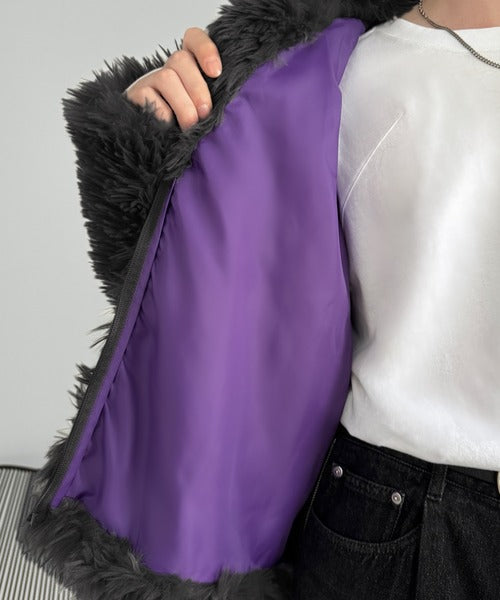 Classical Origin】「一瞬で惹かれる。」シャギーファーショート裏配色