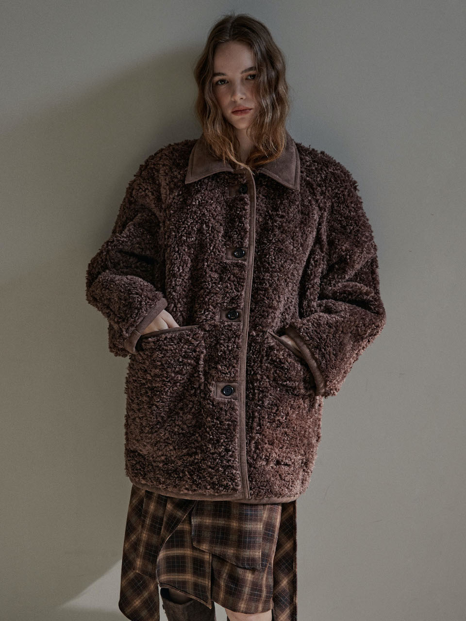 [nugu限定商品] 【購入特典】REVERSIBLE SHEARING COAT_BEAR