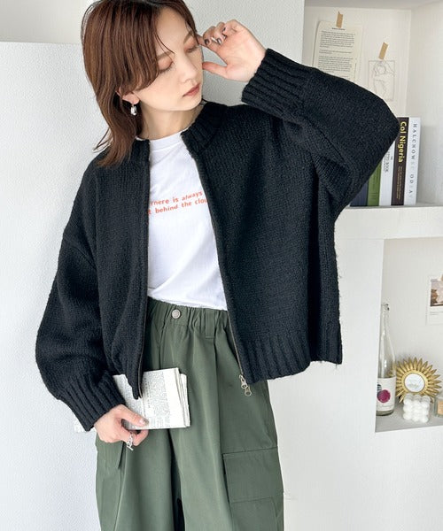 Javaジャバコラボ》着こなし自由自在。2wayダブルジップ ミックス