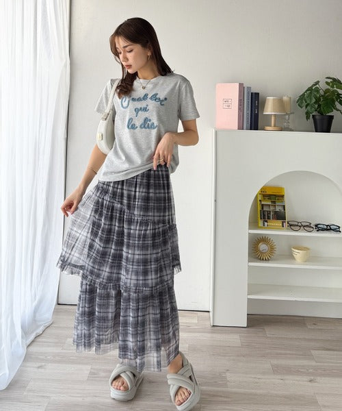 mily bilet】大人可愛いエアリーな存在感。アシンメトリーフリル