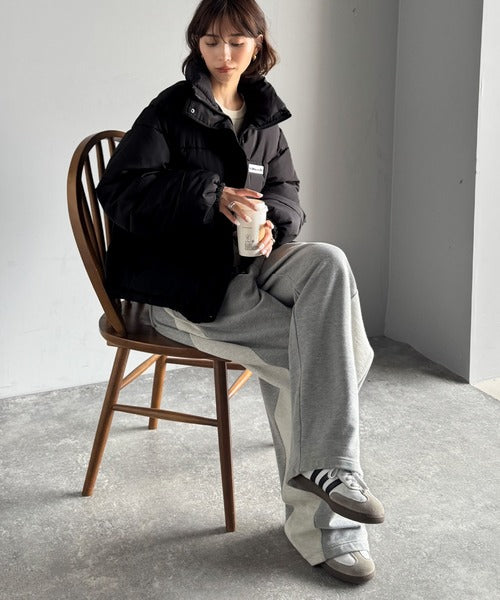 JaVaジャバコラボ》トレンド感も暖かさも叶える。ショート丈スタンド