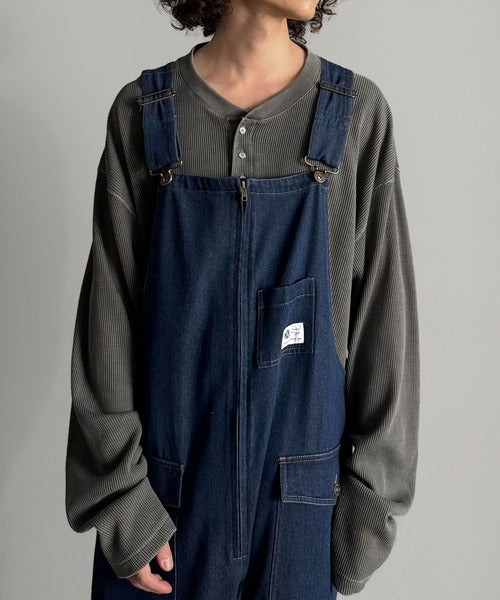 Classical Origin】Front-Zip Loose Overalls／フロントジップ仕様