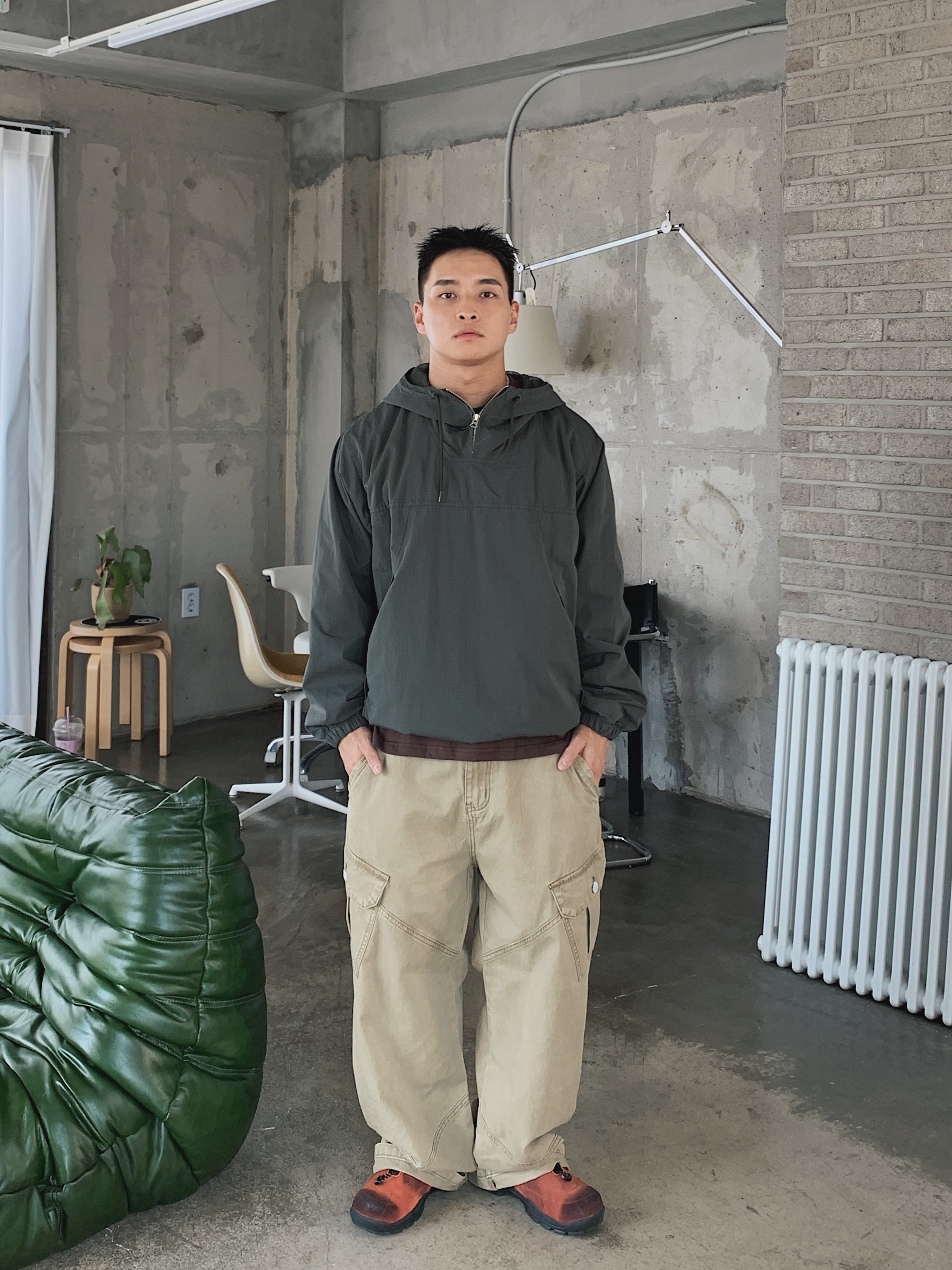 メッシュアノラックフードパーカー | ファッション通販サイト NUGU