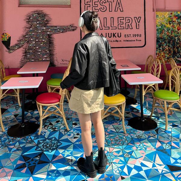 クロップドレザージャケット | ファッション通販サイト NUGU