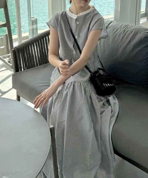 360度きゅんっ。バックリボン ティアードワンピース ce1070036