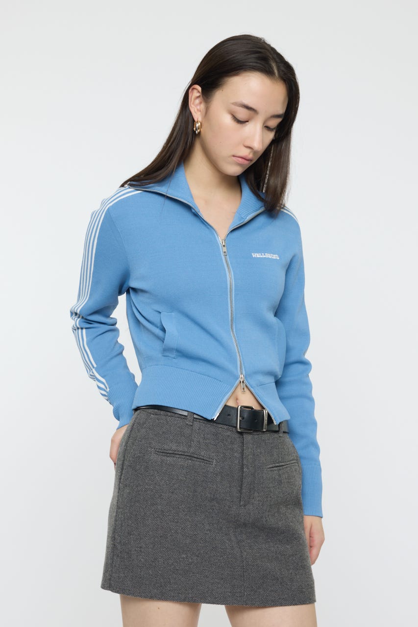 KNIT TRACK JACKET