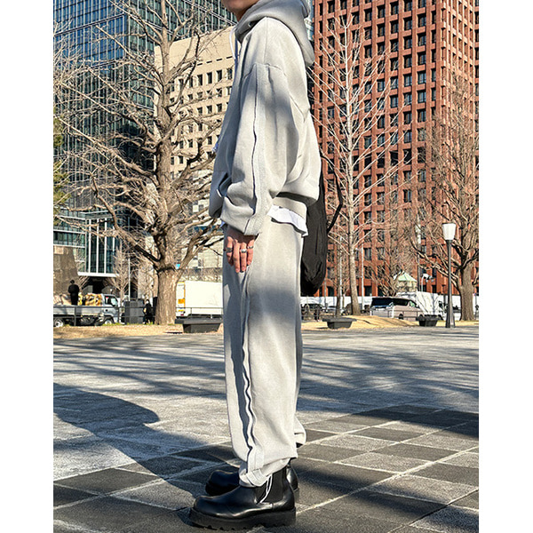 パンツ UPIT ユニセックス) サイドスナップスウェットパンツ | ファッション