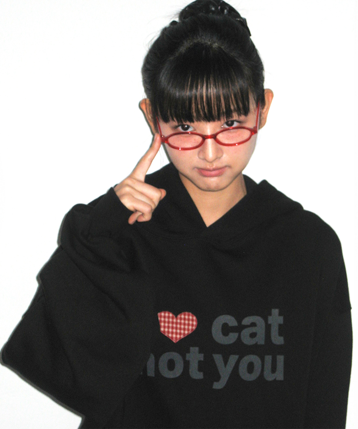 トップス ITZAVIBE CAT GIRL EYE TRACK JACKET SNAP