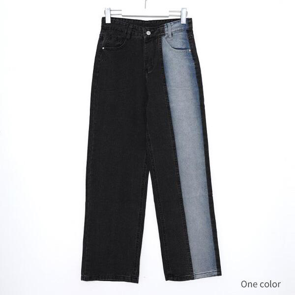 ミックスカラーワイドデニム | ファッション通販サイト NUGU