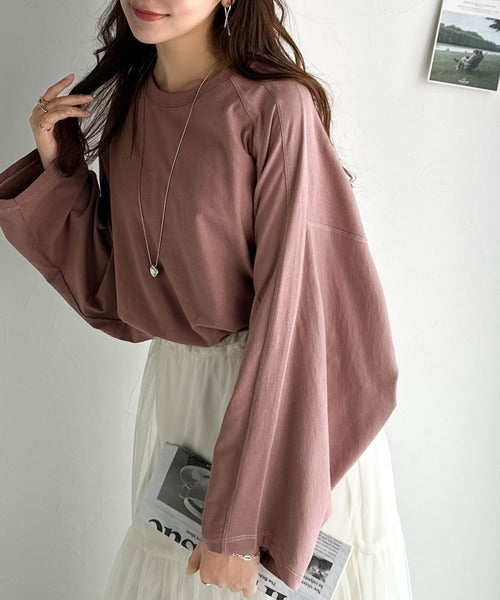 もと シャルティーナ JaVaジャバコラボ》ゆるっと大人カジュアル。綿100％ドルマン