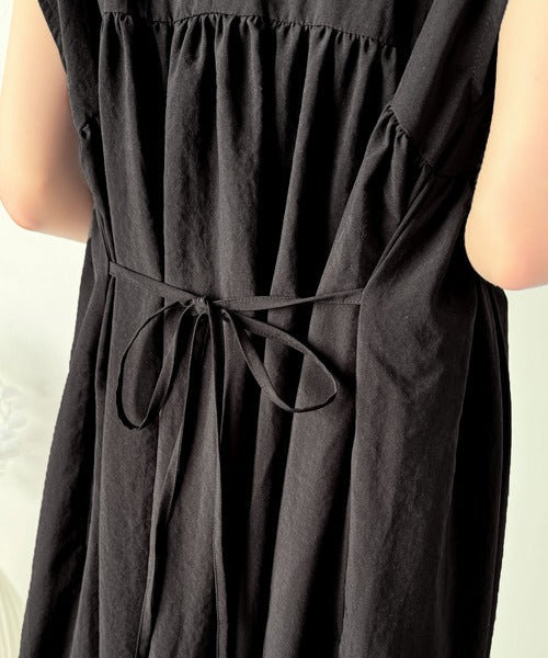 ★Phase eight Clara テープウォークフレア 上質ワンピ★ 大人のナチュラルスタイル。前後2WAYギャザー使いロングフレア