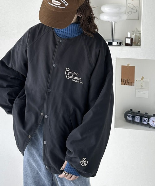 ♡新品タグ付♡ シビラ　リバージャージーノーカラーアウター　バイカラー　薄手 ♡新品タグ付♡ シビラ リバージャージーノーカラーアウター