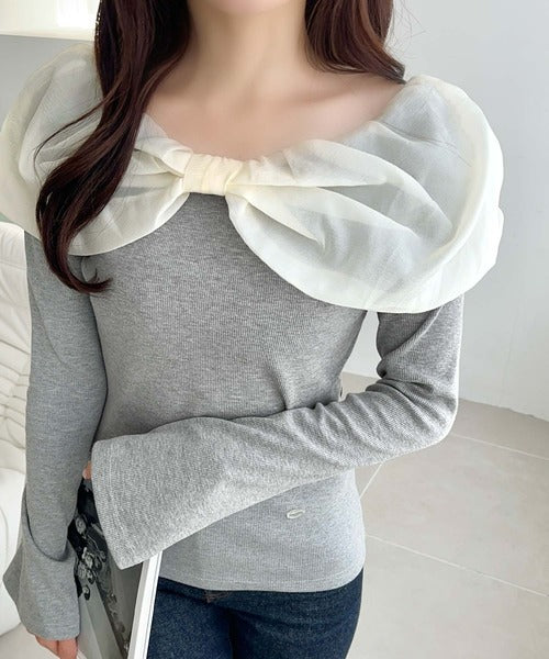 mily bilet】大人フェミニンを叶える♪オフショル2WAY