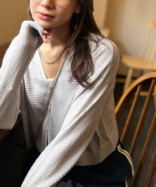 最終お値下げ！ファビアナフィリッピ モニーレ付カーディガン mily bilet】抜け感とキラ感、どっちも欲張るのが正解◎箔