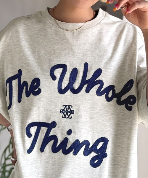 pium コード刺繍ロゴTシャツ コード刺繍ロゴTシャツ – pium