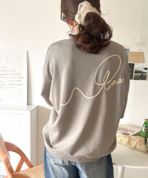 立体感のある刺繍がトレンドムード。paeanバック ウェーブコード