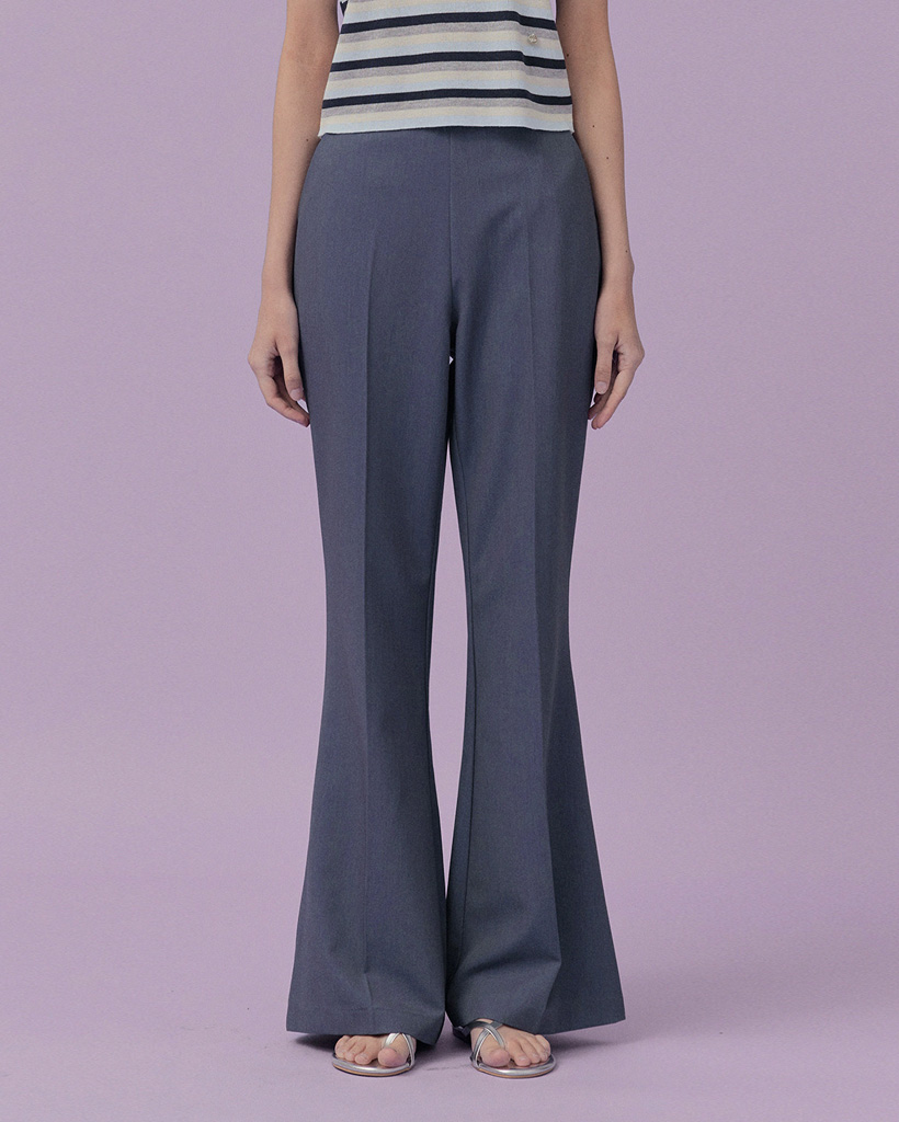 Wint Pressed Crease Bootcut Slacks