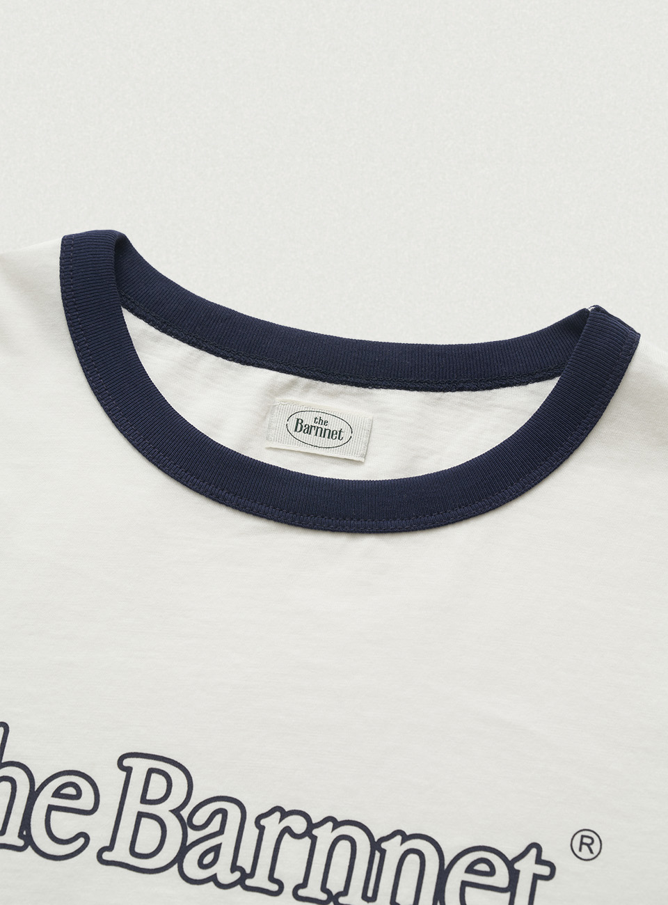 【The Barnnet】Basic Logo Ringer T-Shirt Basic Logo Ringer T-Shirt_White | ファッション通販サイト NUGU