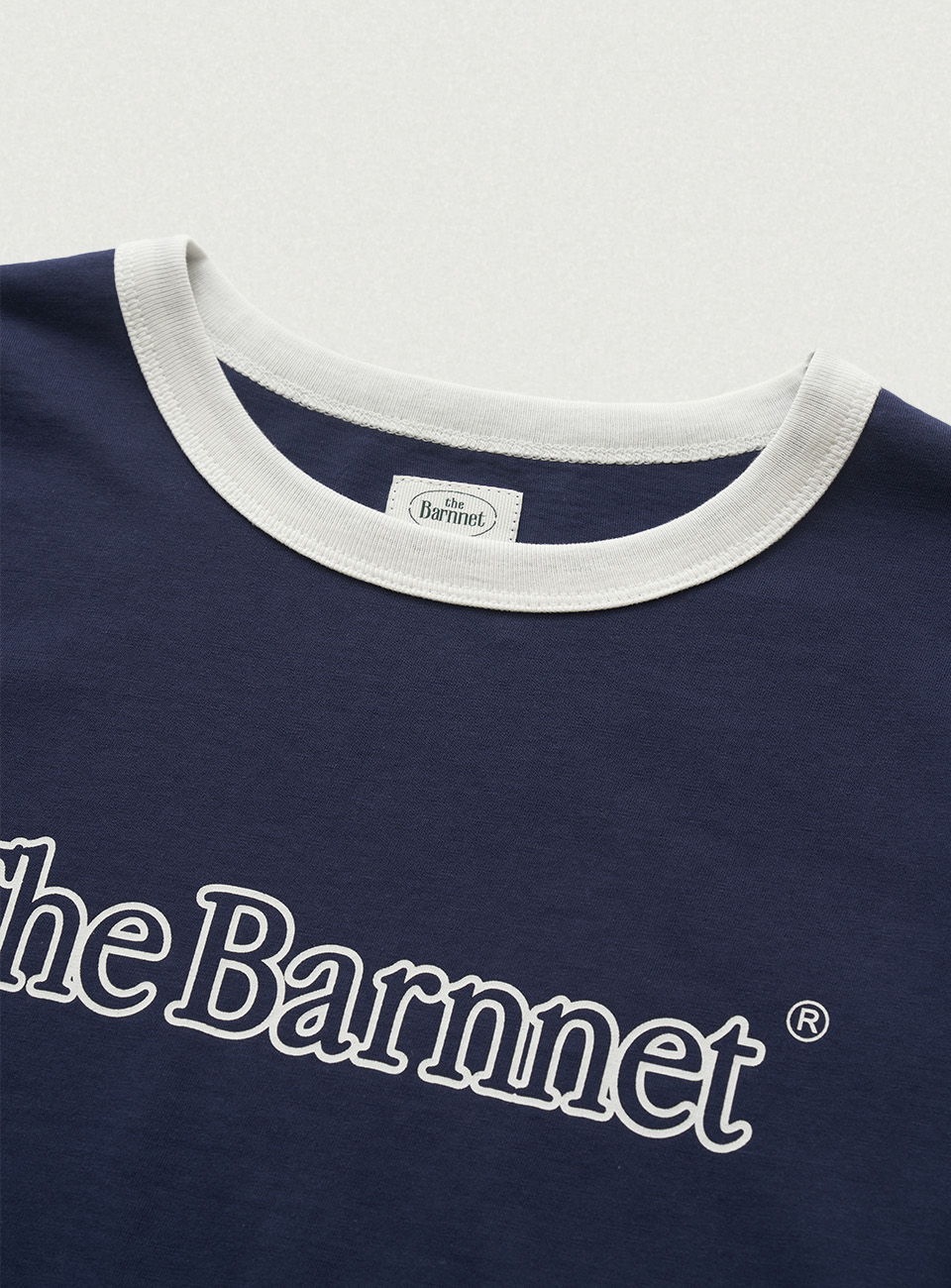 【The Barnnet】Basic Logo Ringer T-Shirt Basic Logo Ringer T-Shirt_Navy | ファッション通販サイト NUGU