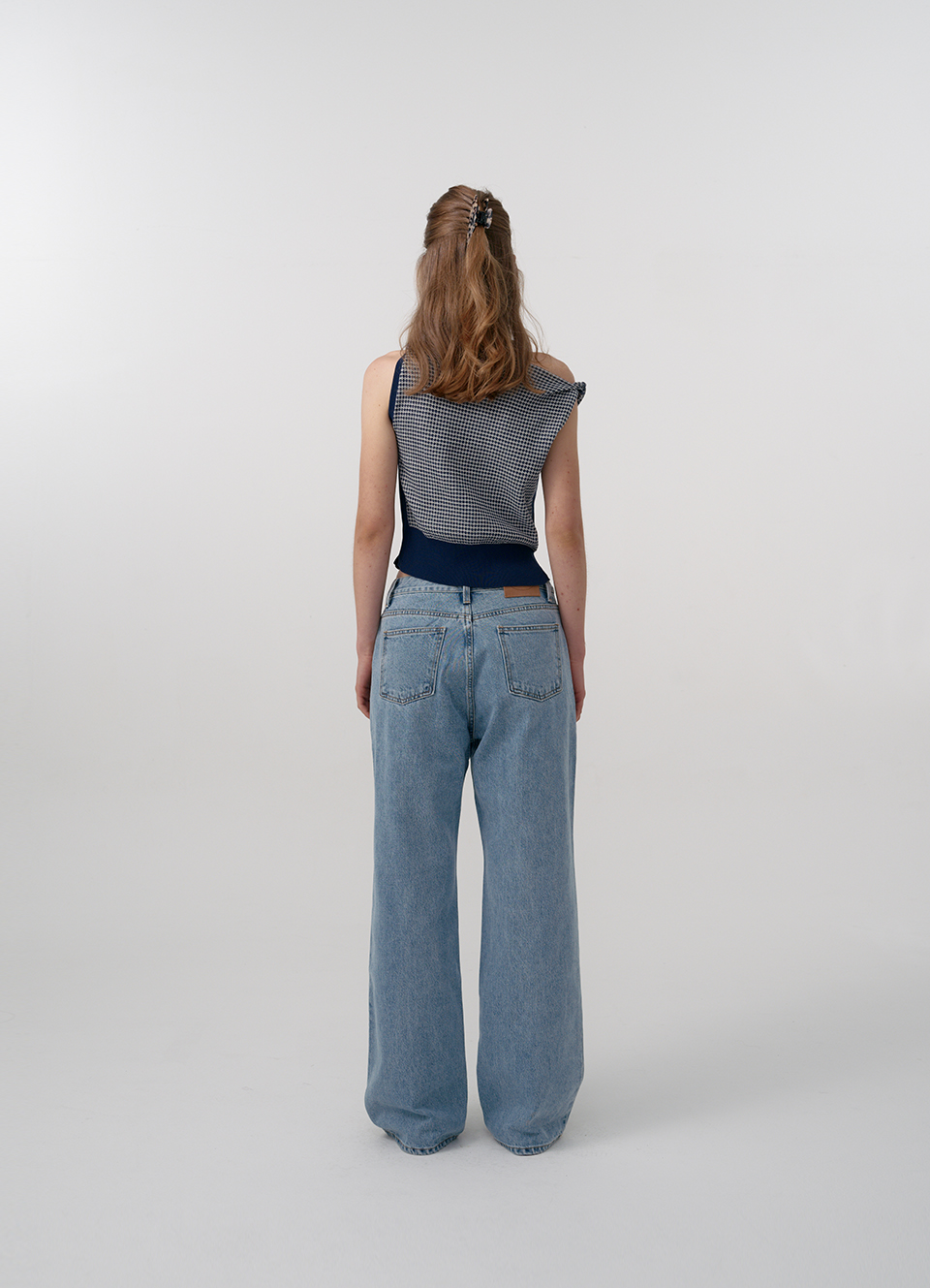 トップス Fold-Over Sleeveless Knit Top Fold-Over Sleeveless Knit Top