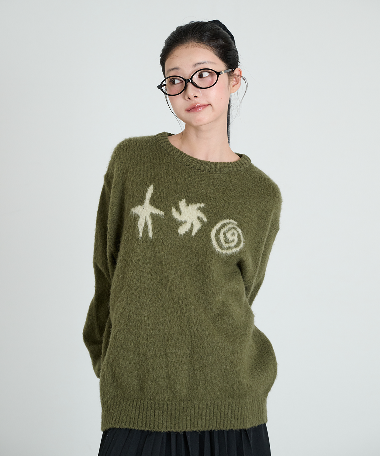 DOODLE KNIT - KHAKI