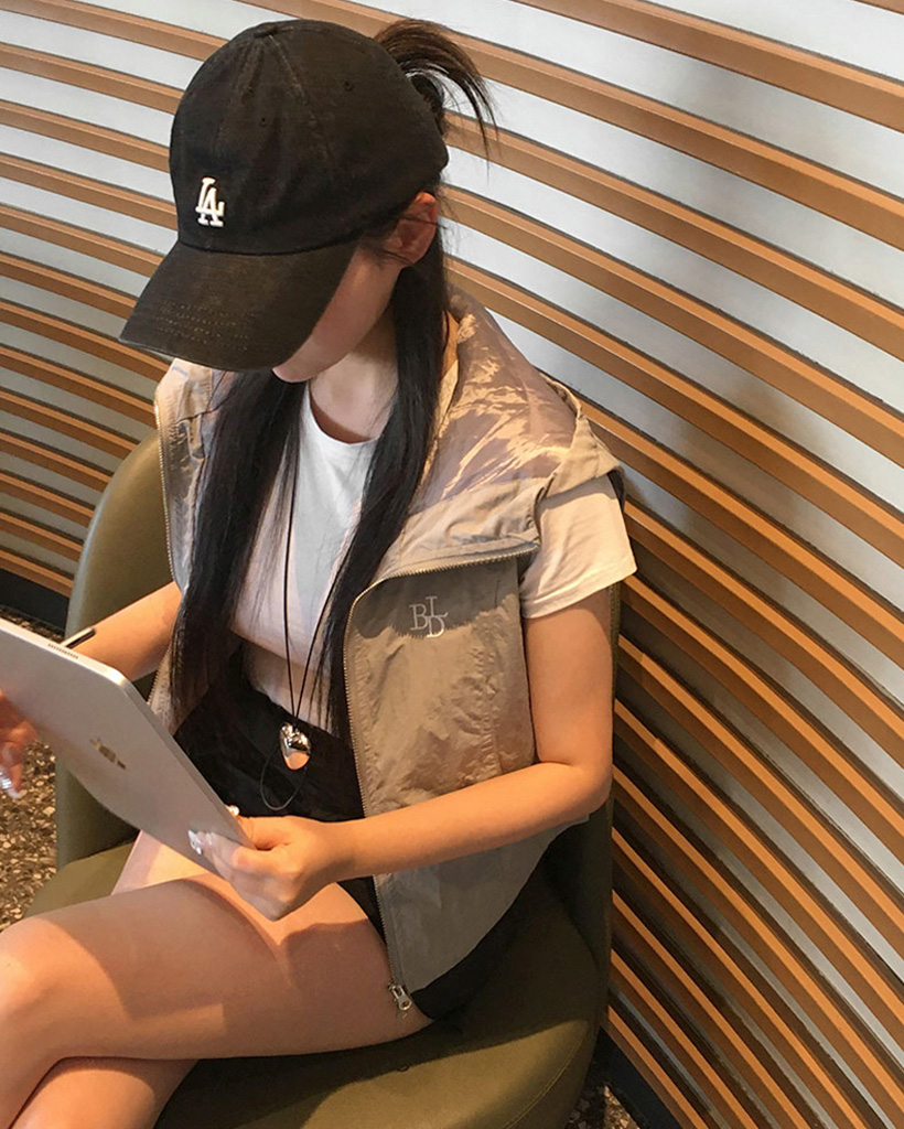 ORIGINAL) ストリートナイロンフードベスト | ファッション通販