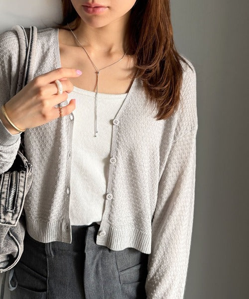 最終お値下げ！ファビアナフィリッピ モニーレ付カーディガン mily bilet】抜け感とキラ感、どっちも欲張るのが正解◎箔
