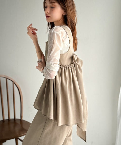 AYA×クラシカルエルフコラボ》洗練された背中で魅せる大人リボンの