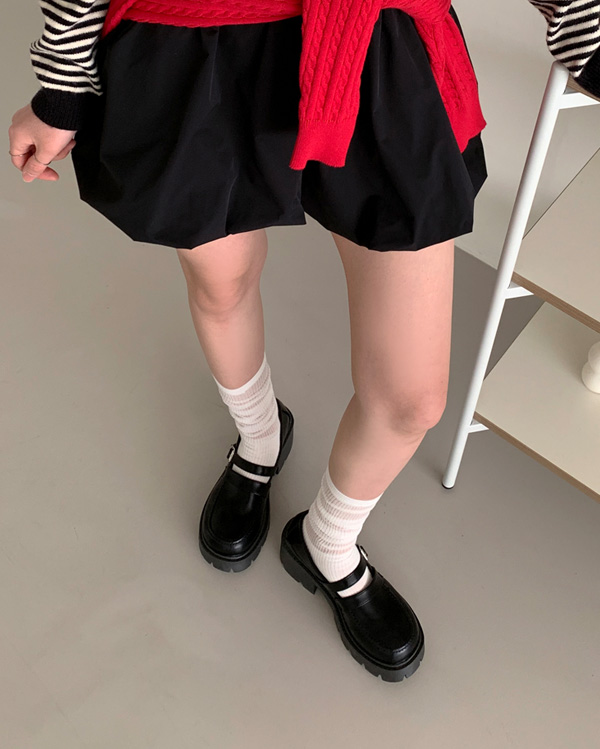 エナメル/マット)厚底 メリジェーン ローファー | ファッション通販