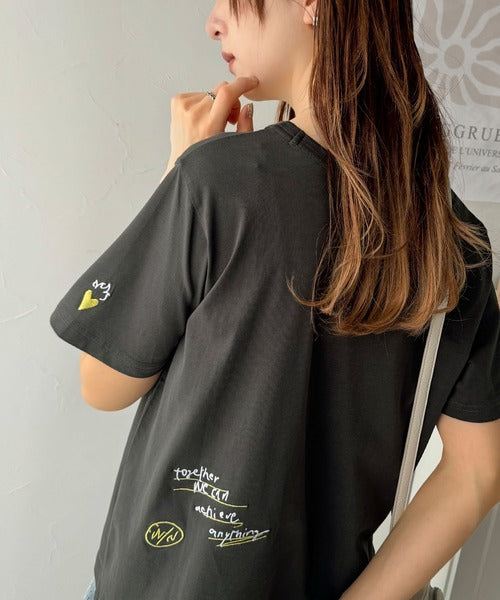 新品未使用☆PATOUオーガニックコットン ストライプ 刺繍ロゴ入りシャツ sustaina+】アートのように刺繍が映える。オーガニックコットン