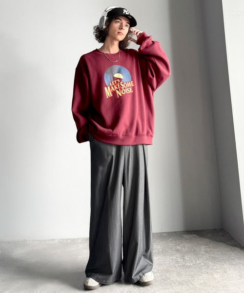 本日限定！キャナルジーン♡ via j♡トレーナー via j】ドロップショルダークロップドトレーナー | CANAL JEAN