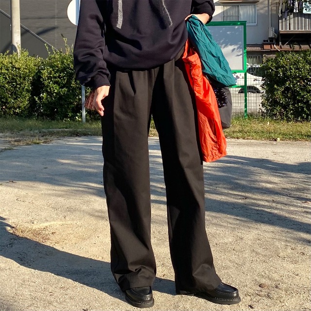 コットンツータックパンツ