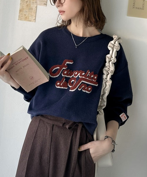 こじはる着用 スカラップ刺繍ニット スパンコール刺繍ニット|ブールジュ | レリアン公式オンラインストア