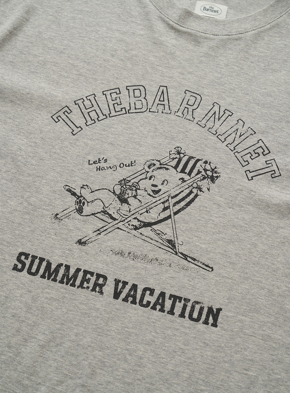 【The Barnnet】Barnnet Bear Sunbed T-Shirt Grey Barnnet Bear Sunbed T-Shirt | ファッション通販サイト NUGU