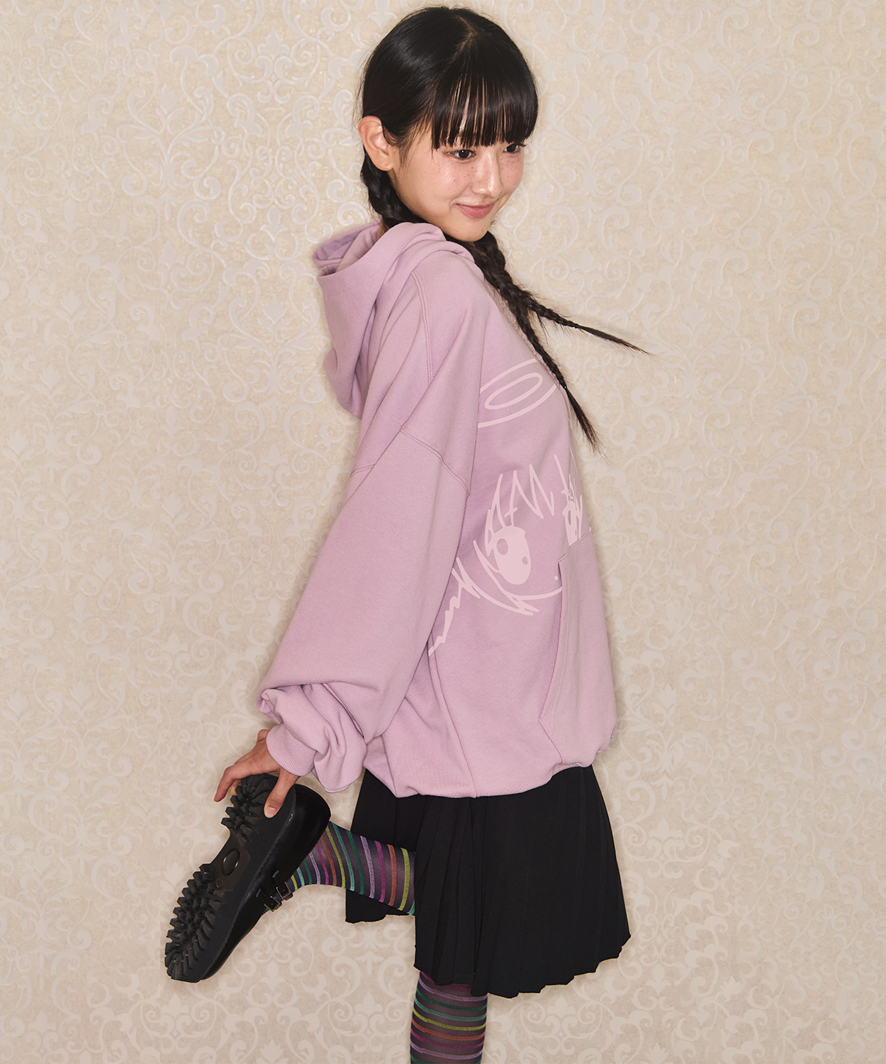 Abyts CATスウェット ピンク　サイズ0 Abyts CATスウェット ピンク サイズ0 CAT SWEAT TOPS – ABYTS