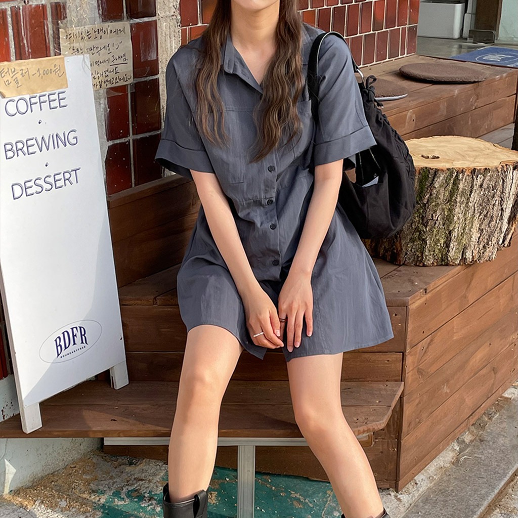 tilda shirt mini dress ops - 3 color