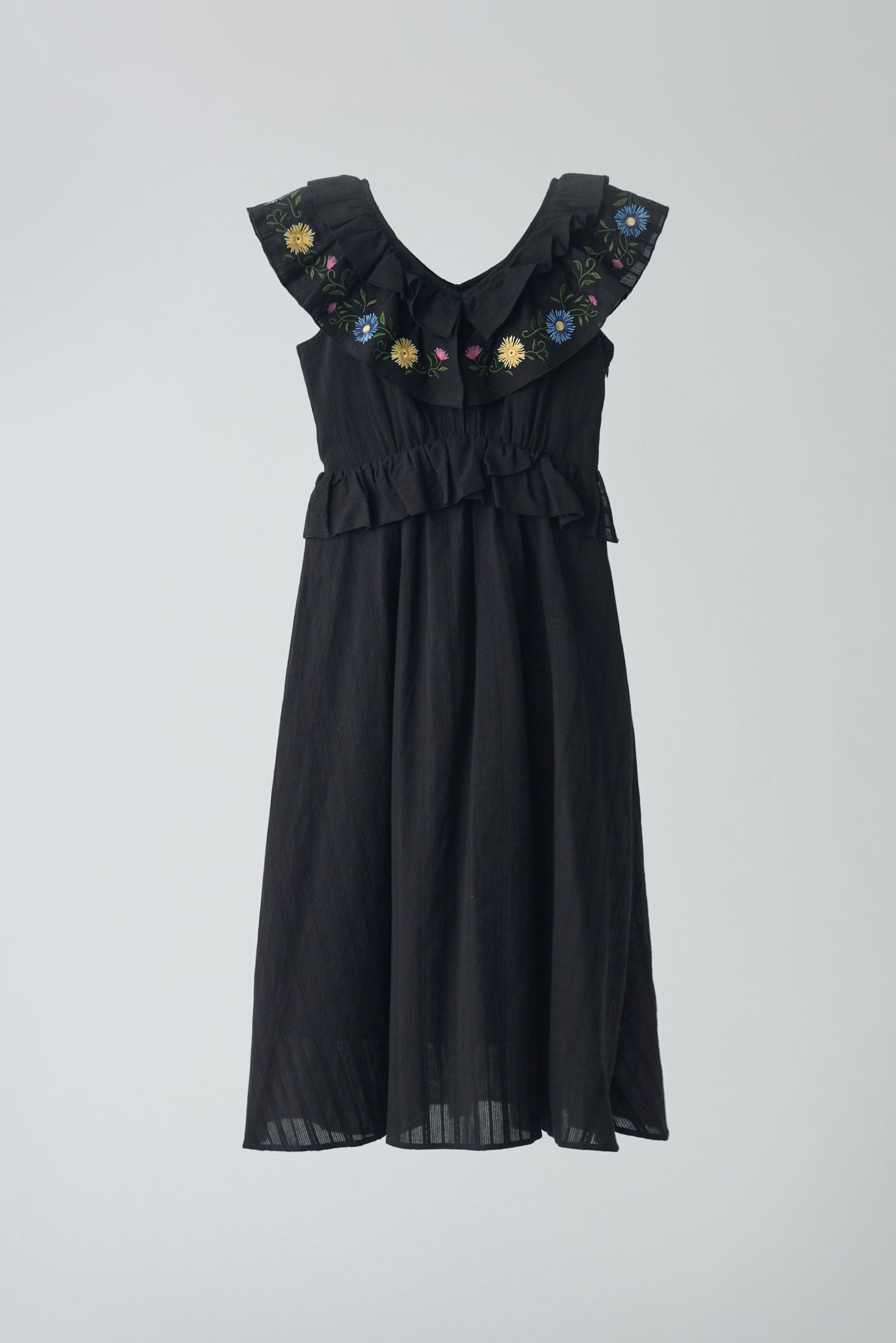 flower embroidery onepiece