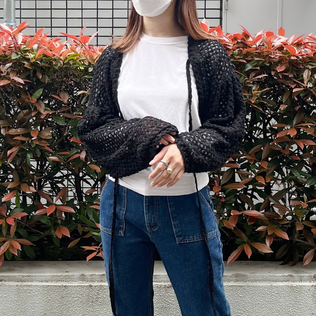 dorothy mesh bolero | ファッション通販サイト NUGU