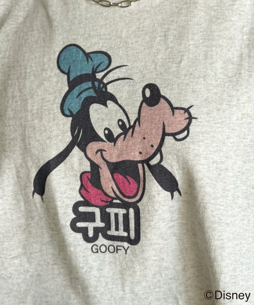 2点まとめ　クレイジーシャツピンクDisney シングルステッチ　Tシャツ. 韓国風が今っぽい。ディズニーキャラクターデザイン半袖Tシャツ