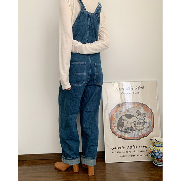 デニムブルー オーバーオール 楽天市場】Graph zero Utility overall ユーティリティー