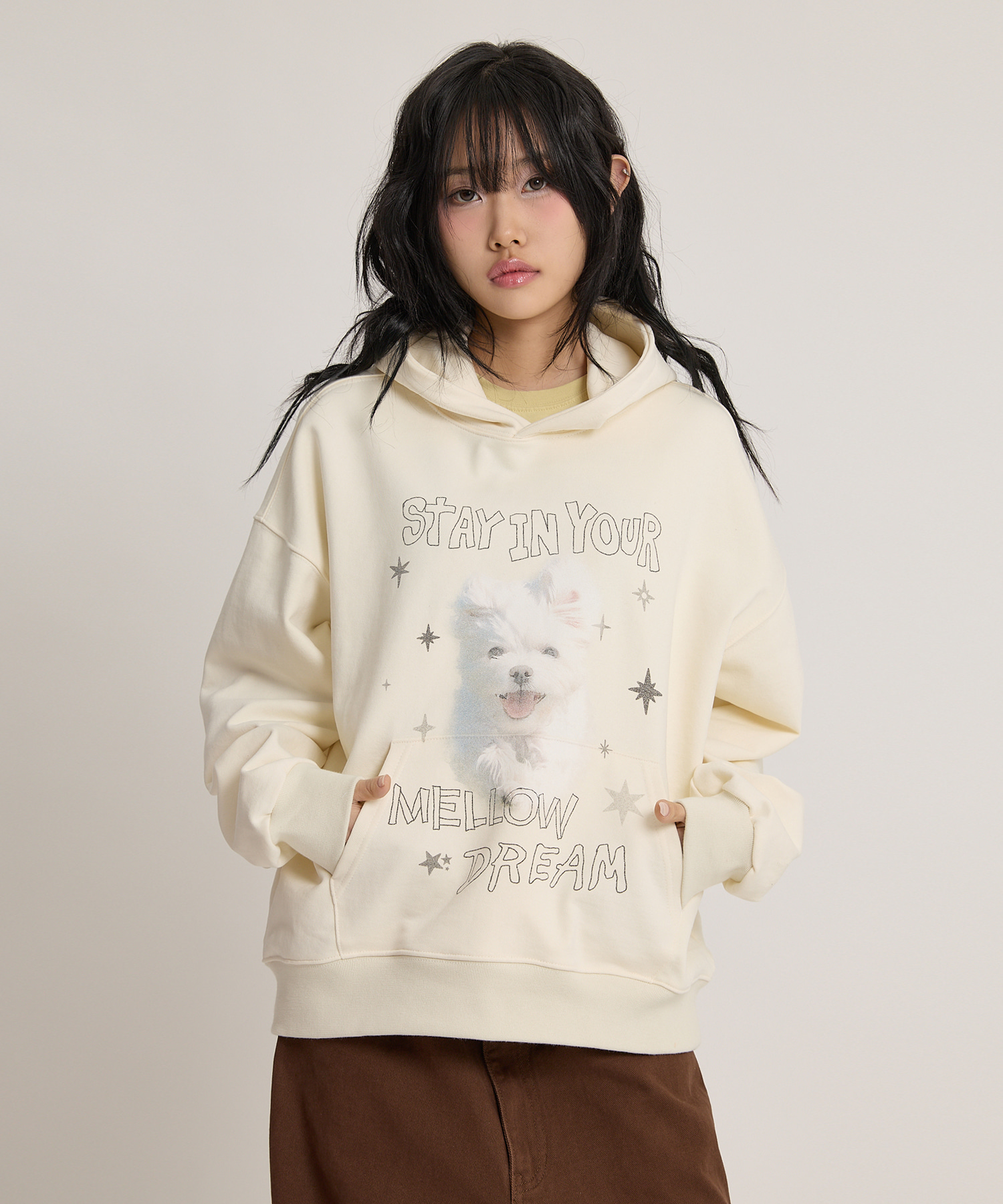 MELLOW DREAM GOOREUM Hoody IVORY