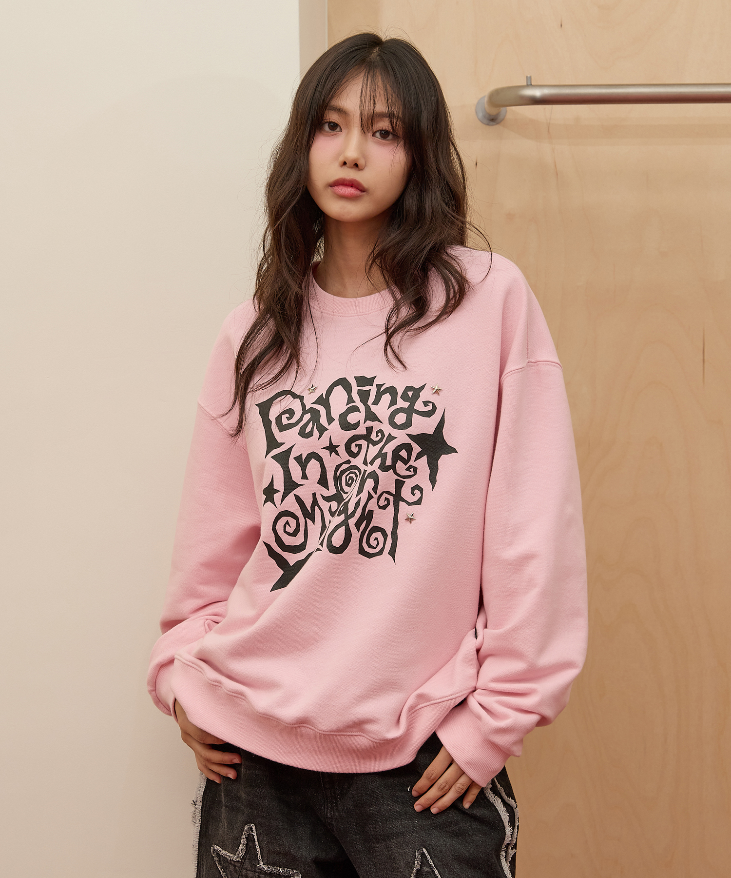 購入特典】Pixel Angel Maltese Long Sleeve T-shirt PINK