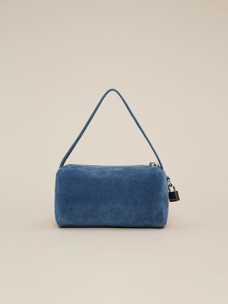 Adnan Bag Suede Blue Loom